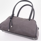 Сумка Саломея 501 итальянский серый + черный
