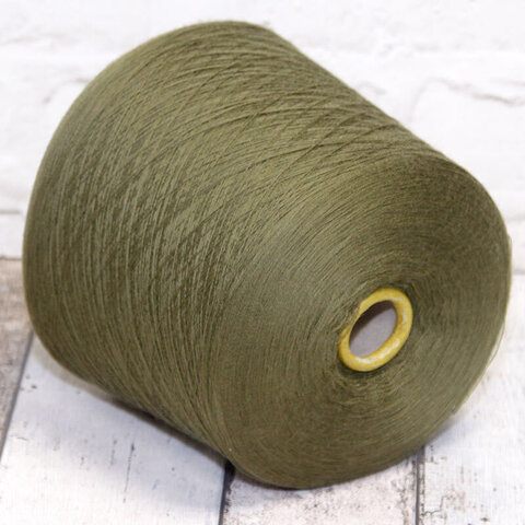 Меринос гребенной ZEGNA BARUFFA CASHWOOL 2/48 оливковый