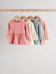 Платье для девочки Next AN9-073, 4 шт., Розовый, Голубой, Молочный