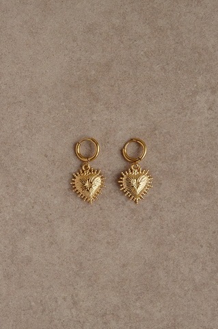 Серьги Светящиеся сердца NEW