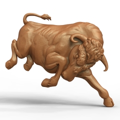 Силиконовый молд Бык (медальон) № 0480