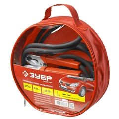 ЗУБР 300 А, 2.5 м, пусковые морозостойкие провода (59330-300-2.5)