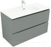 Aquanet 332532 Тумба с раковиной Джейн 100 цв.мисти грин (раковина Flat) (332532)