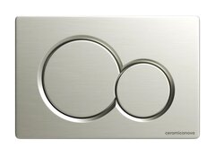 Ceramica Nova CN12-003BN Кнопка смыва Balance, клавиши Sphere, цвет брашированный никель фото