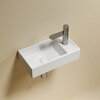 Ceramica Nova Element CN6051RMW Умывальник подвесной прямоугольный (чаша справа, отверстие под смеситель слева), 41.7x21.7, цвет: белый