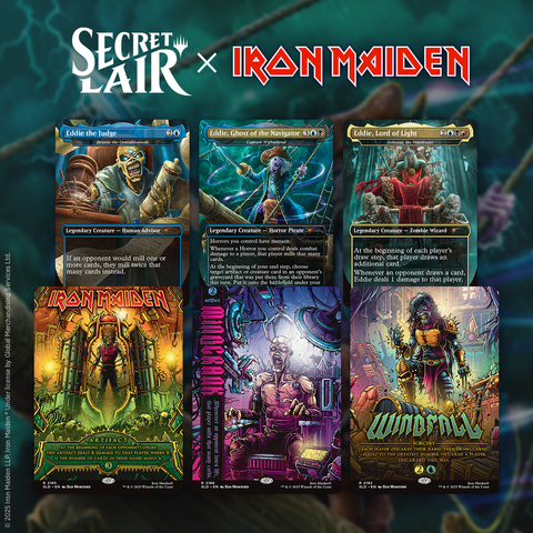 Бустер Magic: The Gathering: Secret Lair x Iron Maiden: Eddie Unchained (на английском языке)
