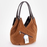 Сумка Саломея 101 эко-замша миндаль