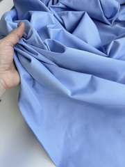 Плащовая смесовая ткань, цвет Голубой