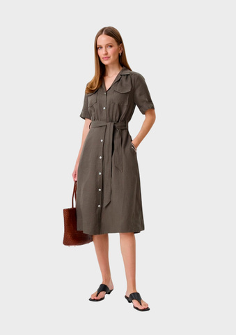 Платье с поясом BULMER