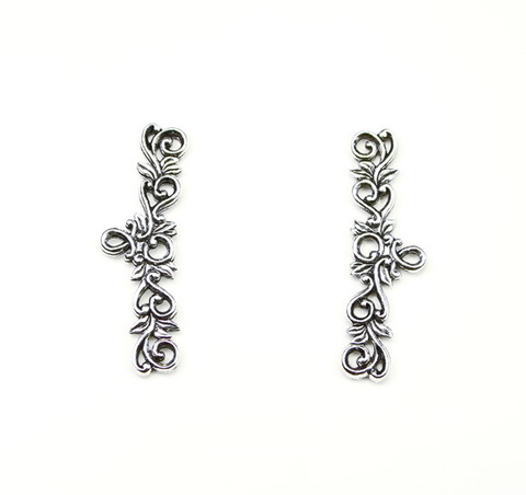 Коннектор (1-5) Quest Beads "Арабеска" (цвет-античное серебро) 31х10 мм ()