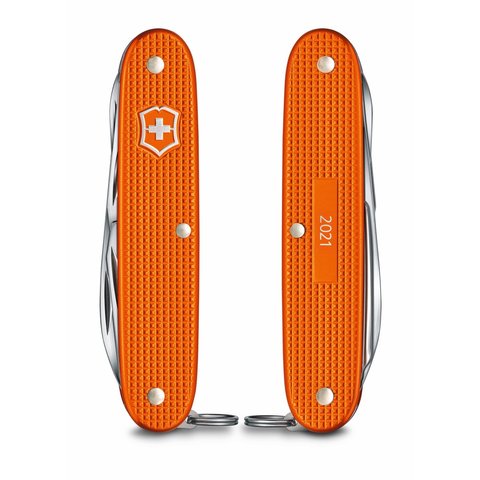 Нож складной Victorinox Pioneer X Alox LE 2021, 93 mm, Tiger Orange (0.8231.L21)