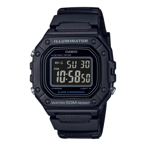 Наручные часы Casio W-218H-1B фото