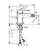 Hansgrohe Vernis Blend 71218670 Смеситель для биде (чёрный матовый)