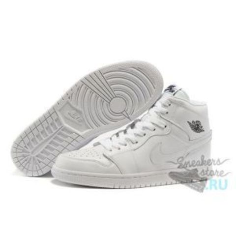 Air Jordan 1 Reto Men (White/Cool Grey/White)