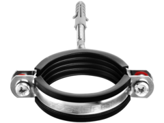 ЗУБР 2?, цинк, 1 шт, трубный хомут с сантехнической шпилькой и дюбелем (37866-59-65)