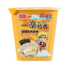 Лапша Yile Noodles Naruto со вкусом говядины в карри