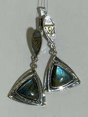 Берка (серьги из серебра)