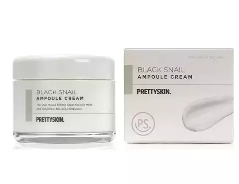 Pretty Skin Black Snail Ampoule Cream Крем ампульный с муцином чёрной улитки для чувствительной кожи