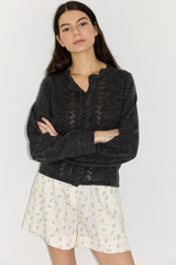 Кардиган кружевной