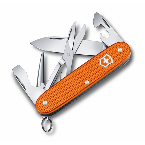 Нож складной Victorinox Pioneer X Alox LE 2021, 93 mm, Tiger Orange (0.8231.L21)