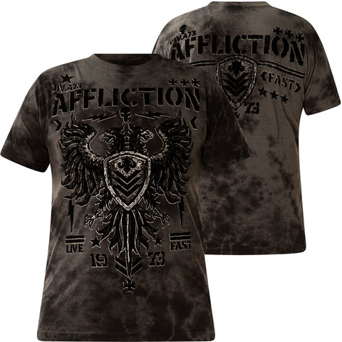 Affliction | Футболка мужская Affliction Core Division A23530 перед и спина