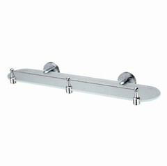 WasserKRAFT Isen K-4044 (ранее К-4024) Полка стеклянная с бортиком фото