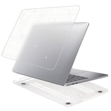 Чехол Hardshell Case для MacBook Air 13.6'' М2 (2022) А2681 (Прозрачный с блестками)