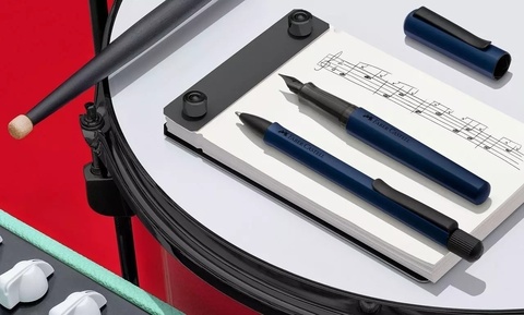 Ручка шариковая Faber-Castell Hexo Matte Black (140577)