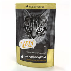 Влажный корм Tasty  для взрослых кошек