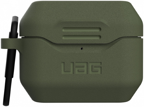 Чехол с карабином Urban Armor Gear (UAG) Standard Issue Silicone_001 Case для AirPods Pro, цвет Оливковый (Olive)
