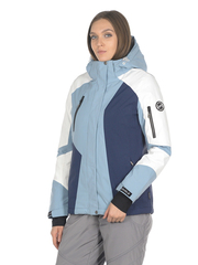 Женская горнолыжная куртка BETEBEILE голубого цвета.
