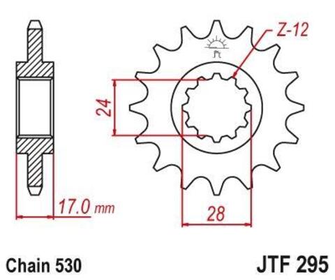 Звезда ведущая JTF295 16