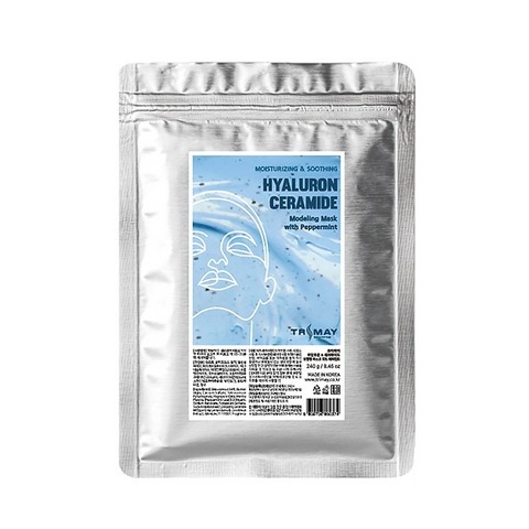 TRIMAY Альгинатная маска Hyaluron & Ceramide Modeling Mask with Peppermint (240 гр)