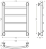 Полотенцесушитель водяной Сунержа Галант+ 500х400 00-0200-5040
