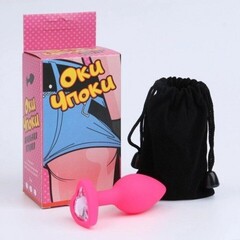 Силиконовая анальная пробка 