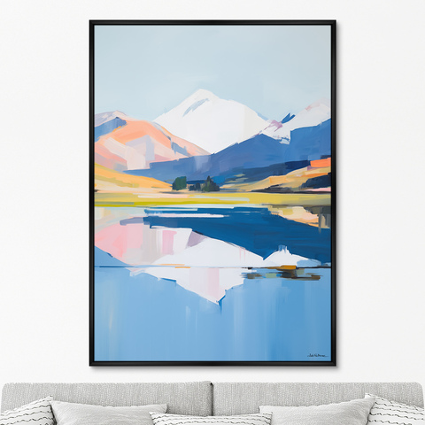 ArtNoMore - Репродукция картины на холсте Landscape collection, The Reflection, No 2, 2024г.