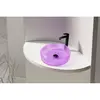 Раковина накладная стеклянная ABBER Glas AK2301P фиолетовая