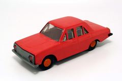 GAZ-24 Volga plastic red. Ak-Tilek (Bishkek) 1:32