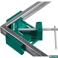 KRAFTOOL AC-80, глубина зажима 70 мм, мощная алюминиевая угловая струбцина (32202)