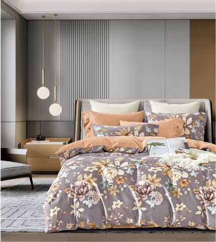 Постельное белье 2 спальное евро Asabella 2007-6