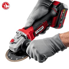 ЗУБР С1-18, 18 В, 125 мм, 1 АКБ (4 А·ч), УШМ, кейс (УШМ-18-125-41)