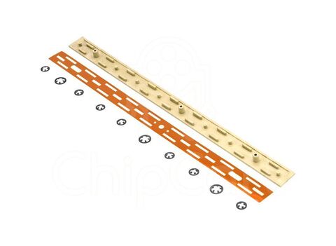 Прижимная планка фьюзера с крепежом (без накладки) для Kyocera M2040/P2235/P2040/M2135/M2540, Grafit