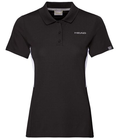 Женское поло Head Club Tech Polo Shirt W - Black