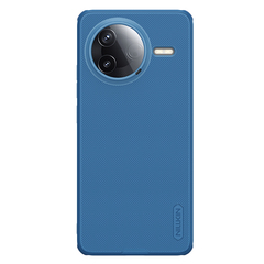 Усиленный чехол синего цвета от Nillkin для Xiaomi Poco F7 Pro и Redmi K80, серия Super Frosted Shield Pro
