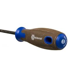 Отвертка POLYWOOD КОБАЛЬТ SL 6,0 х 100 мм CR-V, древесно-полимерная рукоятка (1 шт.) подве (912-021)