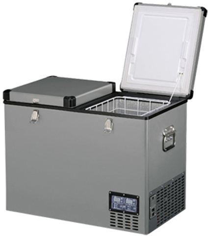 Компрессорный автохолодильник Indel-B TB92DD Steel (Двухкамерный, 12V/24V/220V, 92л)