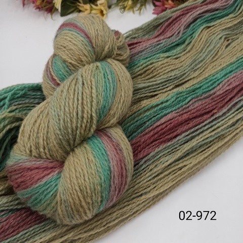 Дундага 6/2 шерсть секционного окрашивания 02-972