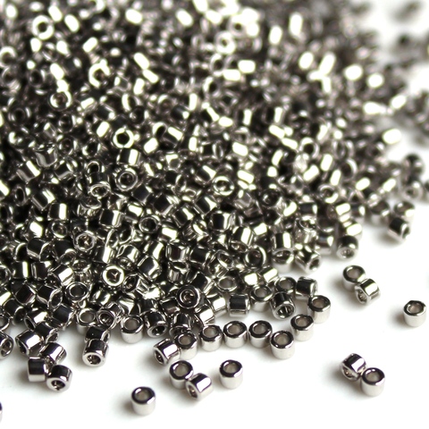 DBM-0038 Бисер цилиндрический Миюки делика 10/0 /Miyuki delica 10/0 Palladium plated