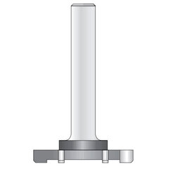 Фреза для выравнивания D35 B12.7 L50 Z4 хвостовик 8 WPW P423505