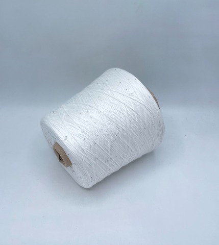 G&G Filati  (пр.Италия),art-Eucalipto, 720м/100гр, 100%Эвкалипт+пайетка(серебро) , цвет-Молочный, арт-34150